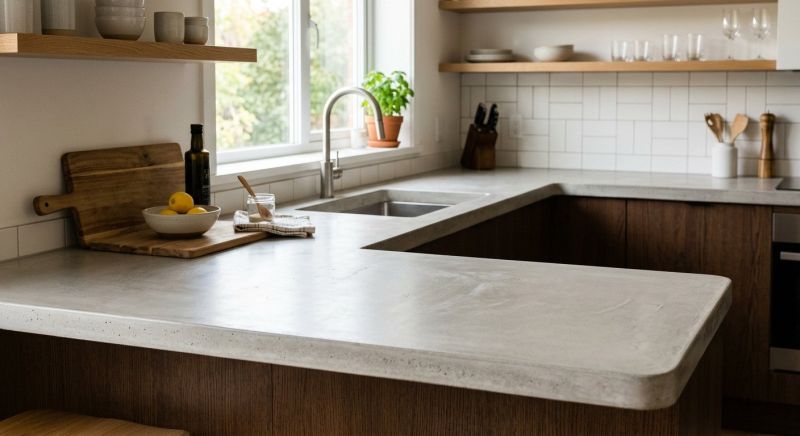 Cement Countertop Installation in Napa, CA