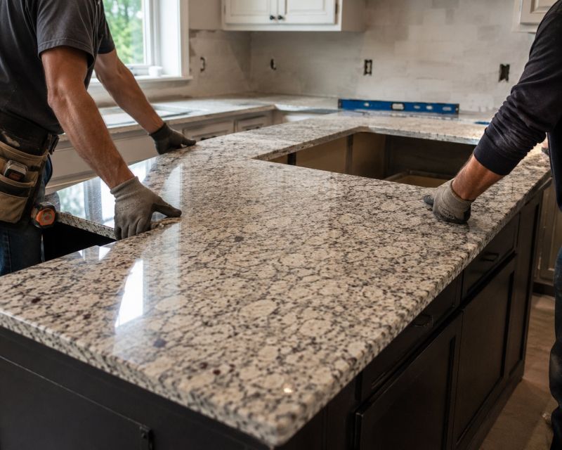 Granite Installation in Marin County, CA