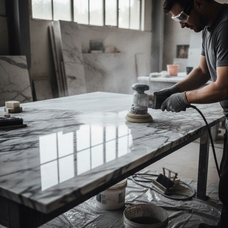 Marble Countertop Polishing in Roseville, CA