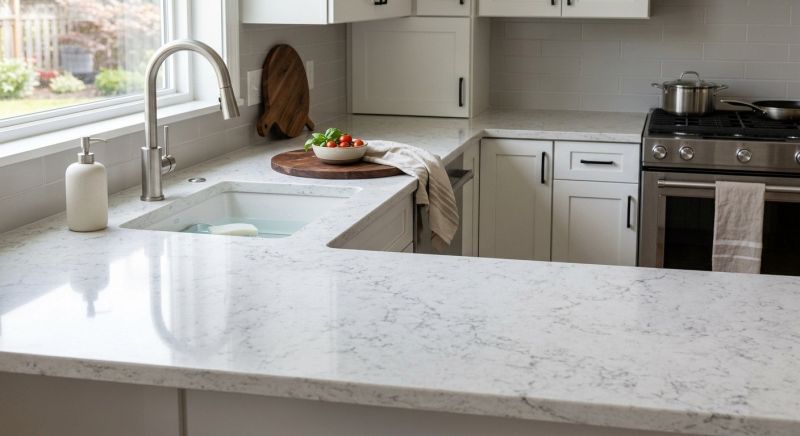 Quartz Slab Installation in Sacramento, CA