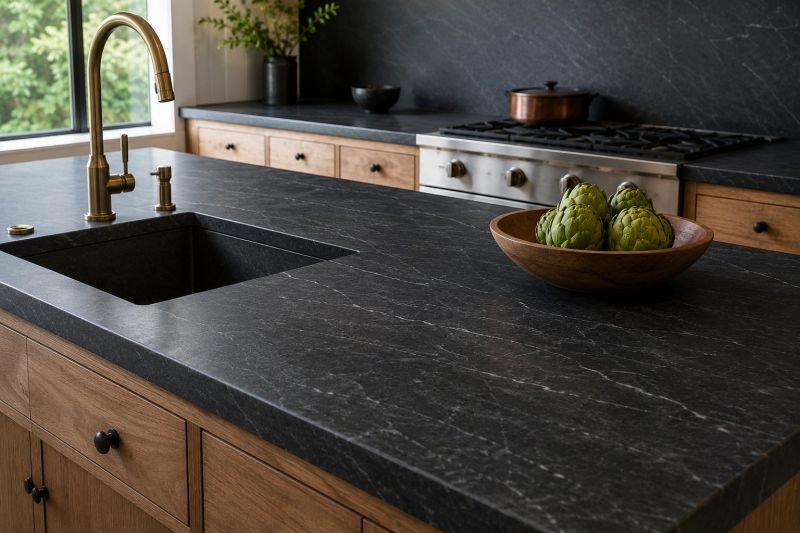 Soapstone Counter Installation in Sonoma County, CA