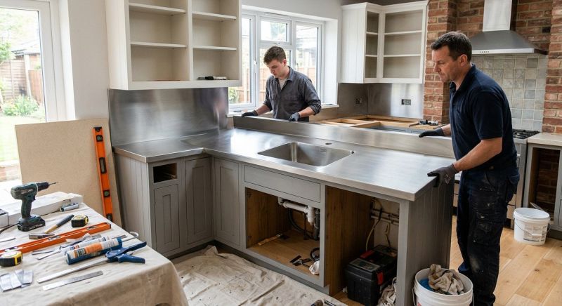 Stainless Counter Replacement in Marin County, CA