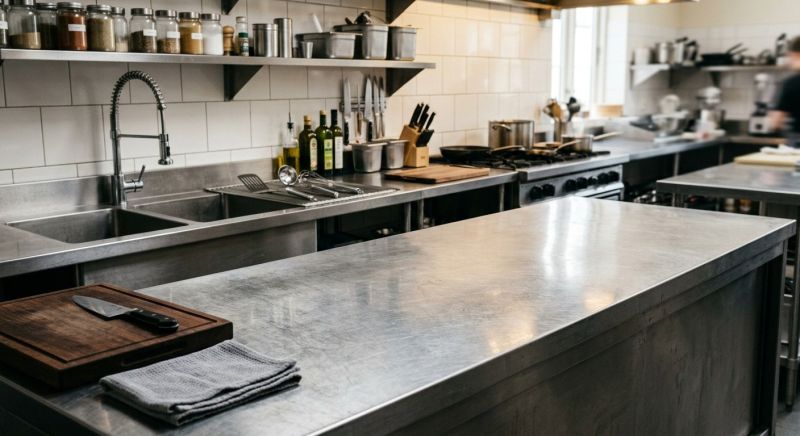 Stainless Counter Replacement in Napa, CA