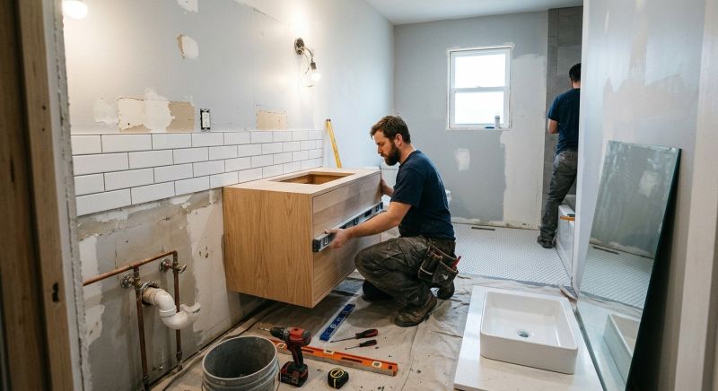 Vanity Cabinet Installation in Indianapolis, IN