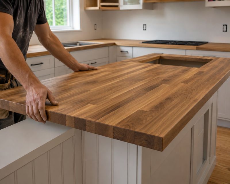 Butcher Block Installation in Marin County, CA