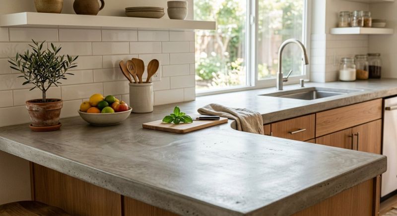 Cement Countertop Installation in Napa, CA
