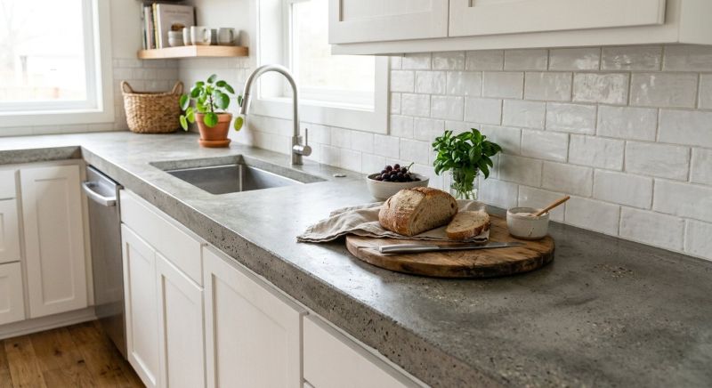 Cement Countertop Pouring in Napa, CA