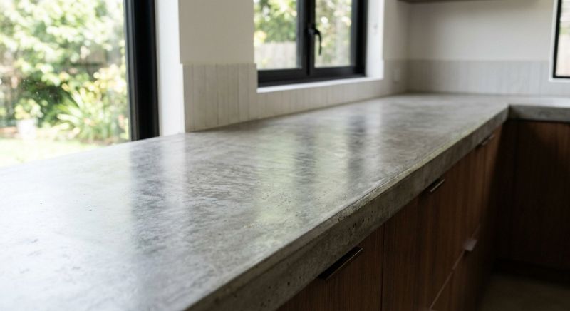 Concrete Counter Installation in Sonoma County, CA