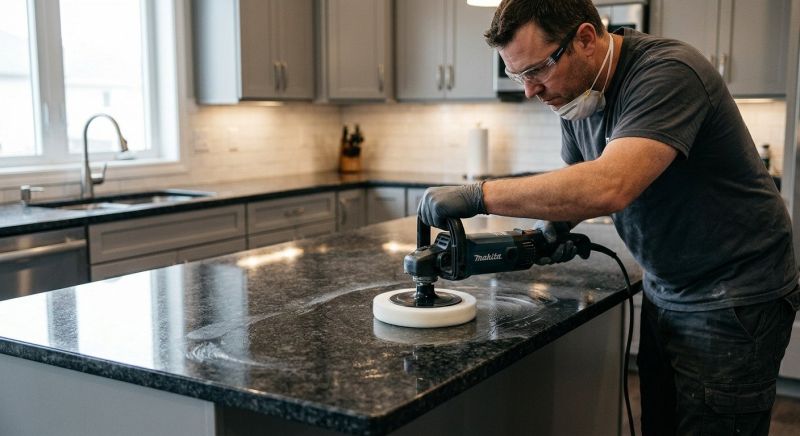 Countertop Buffing in Roseville, CA