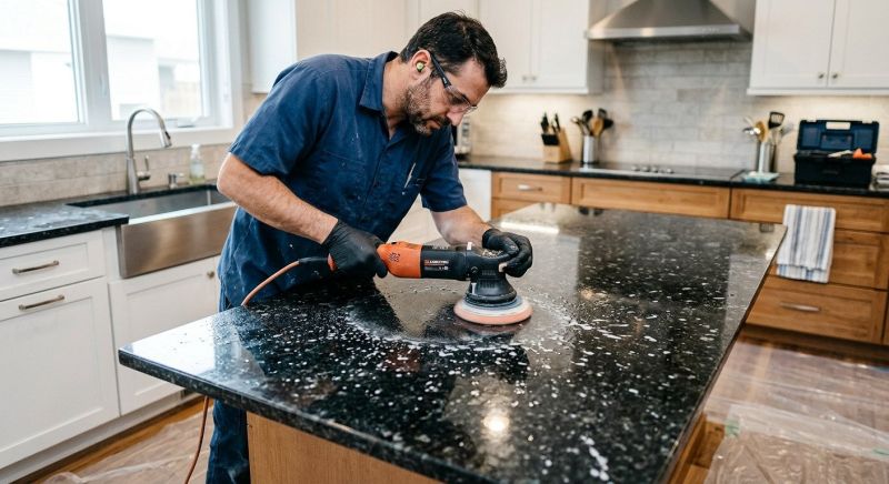 Granite Countertop Polishing in Sacramento, CA