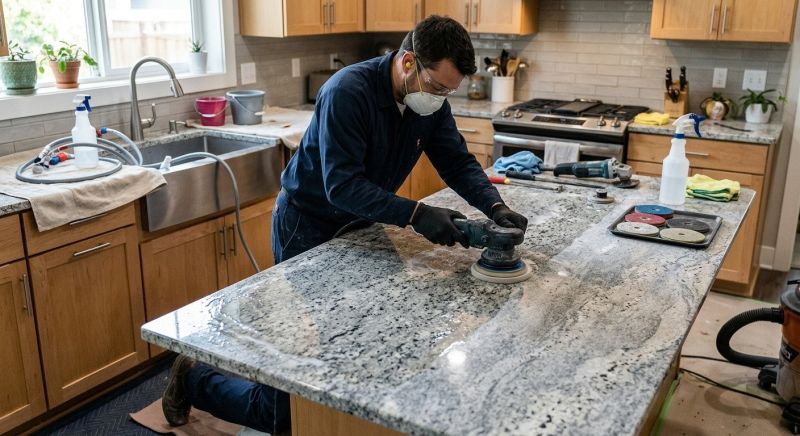 Granite Refinishing Service in Roseville, CA