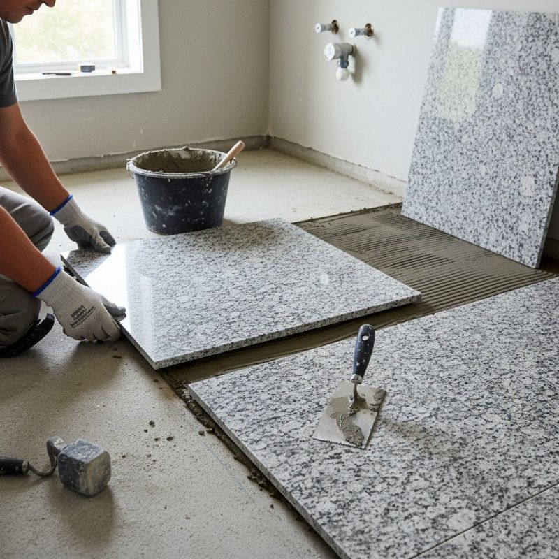 Granite Slab Installation