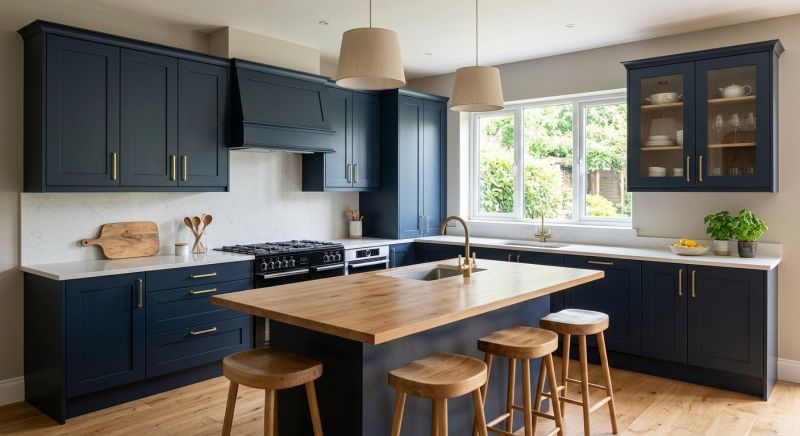 Kitchen Island Installation in Bloomington, IN