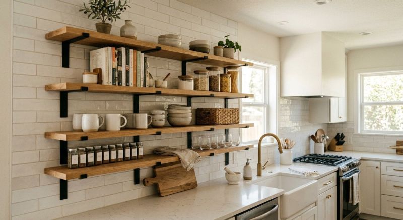 Kitchen Shelving Installation in Bloomington, IN