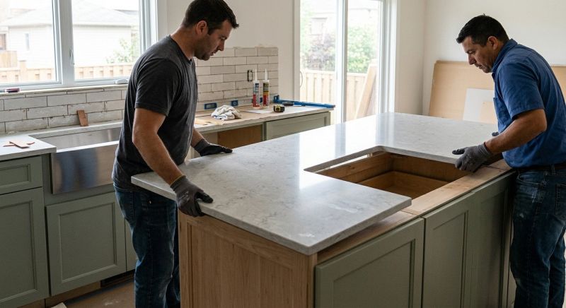 Quartz Countertop Installation in Lake County, IL