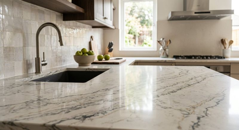 Quartz Slab Installation in Sacramento, CA