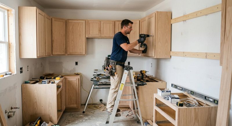Rustic Cabinets Installation in Indianapolis, IN