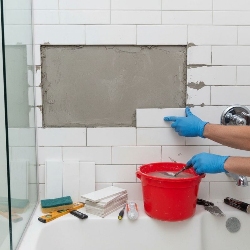 Shower Tile Repair in Conroe, TX