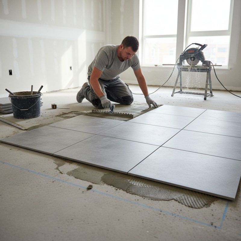 Slate Tile Floor Installation in Alexandria, VA
