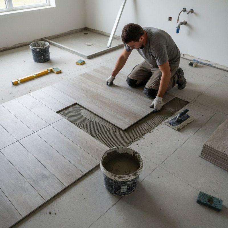 Slate Tile Floor Installation in Baltimore, MD