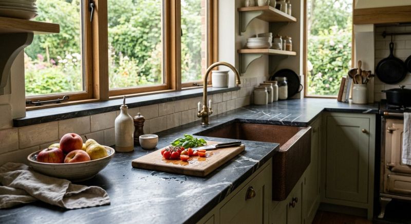 Soapstone Counter Installation in Marin County, CA