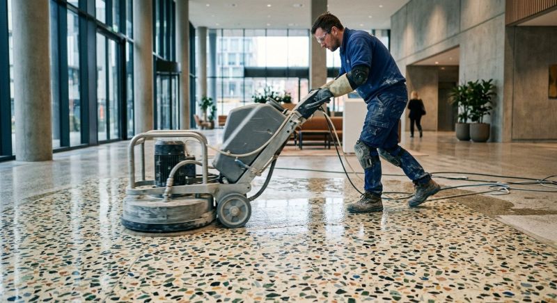 Terrazzo Polishing Service in Roseville, CA