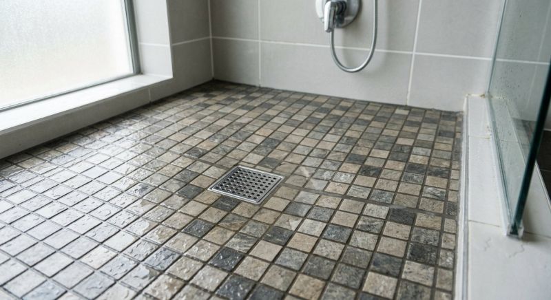 Tile Shower Floor Installation in Conroe, TX