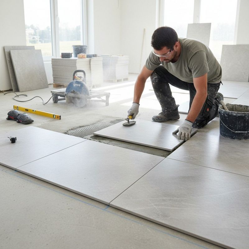 Travertine Floor Installation in Frederick, MD