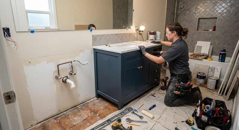 Vanity Installation in Dayton, OH